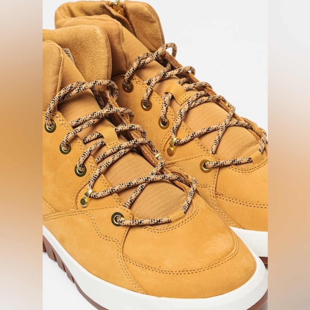 Timberland Men's Brown Supaway Side Zip Boots 'Wheat Nubuck' size 10 - Picture 8 of 10